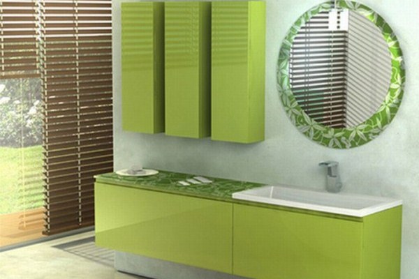 bathroom vanities green