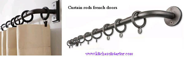 Curtain rods french doors