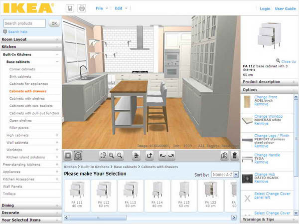 IKEA kitchen design tool online
