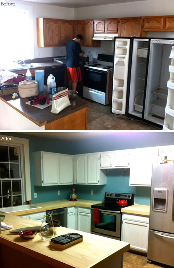 Refinishing kitchen cabinets diy