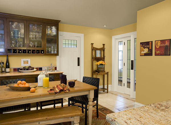 Colors for dining rooms and kitchens
