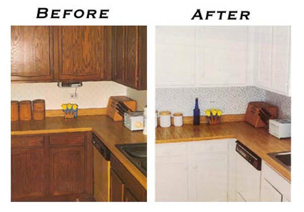 How to refinish kitchen cabinets